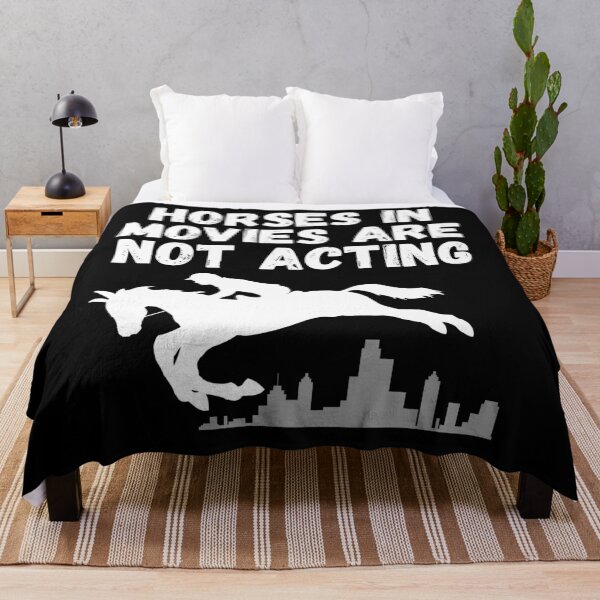 Item preview, Horses in movies are not acting. Funny horse quote. designed and sold by mind-illusions.