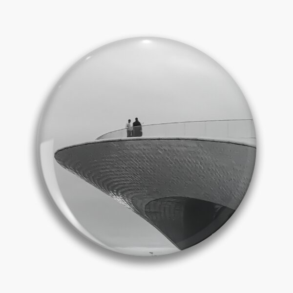 Item preview, MAAT Lisbon Museum of Art, Architecture and Technology River Tagus black and white photo designed and sold by am-mantilla2156.
