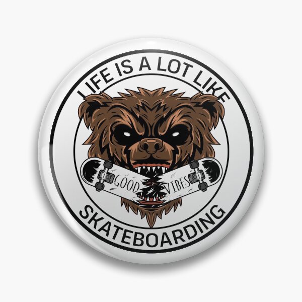 Aperçu de l'œuvre Skateboard ours créée et vendue par Hvmanerror.