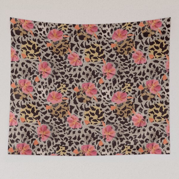 Item preview, Animal and floral print, wild love valentines for cheetah print lovers designed and sold by Cheeky Companions.