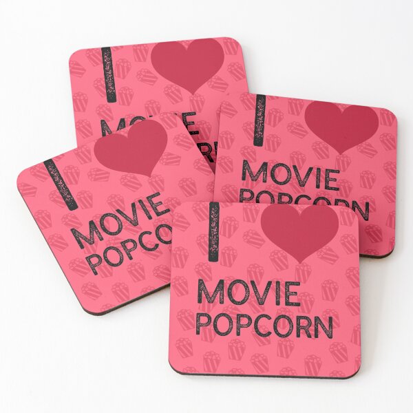Item preview, I LOVE MOVIE POPCORN designed and sold by SnazzyBat.