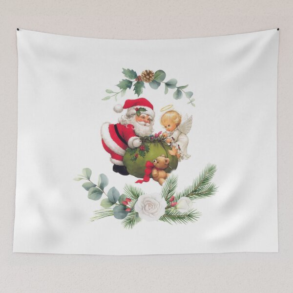 Item preview, An angel is helping Santa designed and sold by EbyArts.