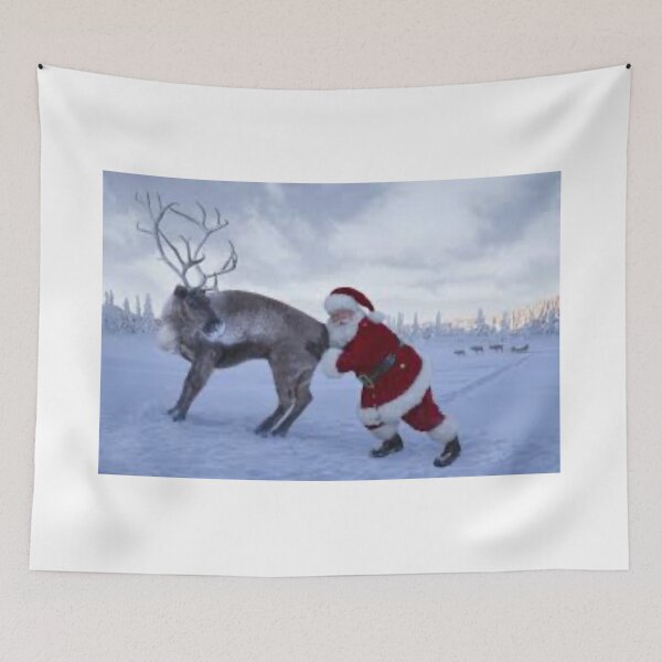 Item preview, SANTA AND REINDEER designed and sold by Djamila-Salome.