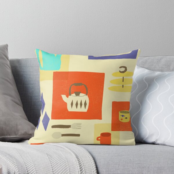 Item preview, Mid-century modern style Tea print designed and sold by Beelinesdesign.