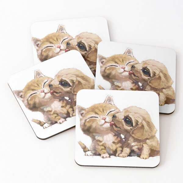 Item preview, cat, drawing, collage, set, dog, love designed and sold by kostin78.