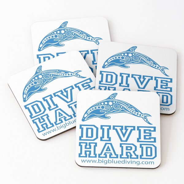 Item preview,  Dive Hard Logo Blue designed and sold by BigBlueDiving.