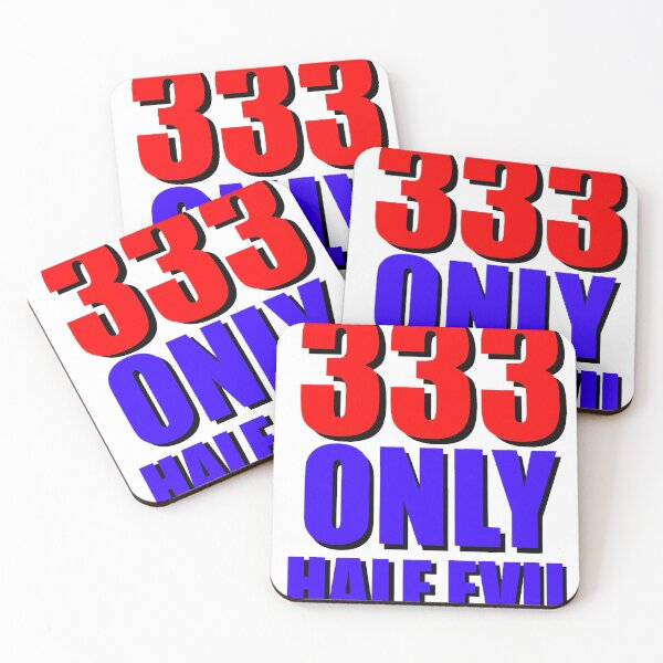 Item preview, 333 Only Half Evil designed and sold by Twiztid-Ink.