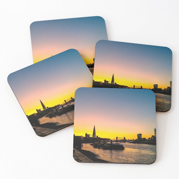 Item preview, london city view skyline sunset thames river Rotherhithe angel pub designed and sold by am-mantilla2156.