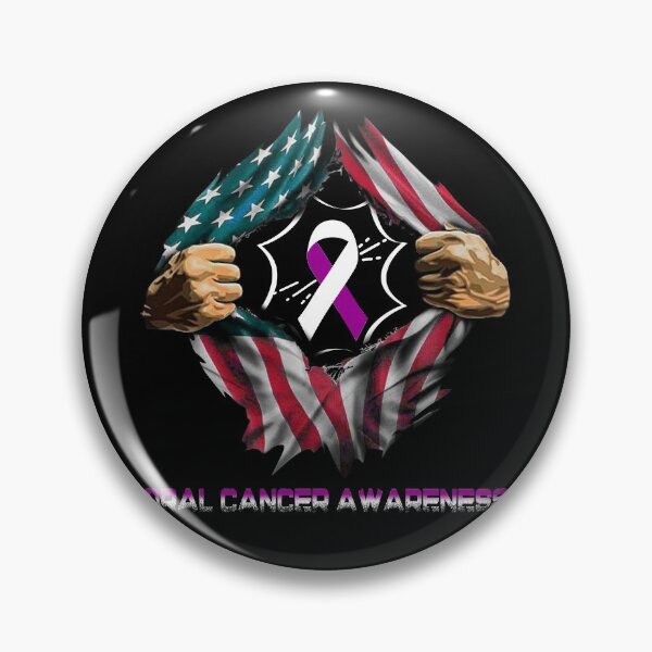 Artikelvorschau, ORAL CANCER Awareness Amerikanische Flagge entworfen und verkauft von ArangoaStore.
