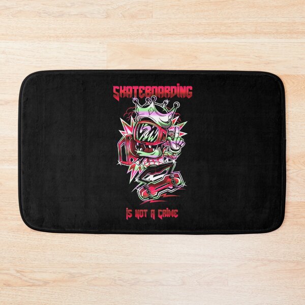 Item preview, Skateboarding is Not a Crime-Robot Skater designed and sold by goodguy53.