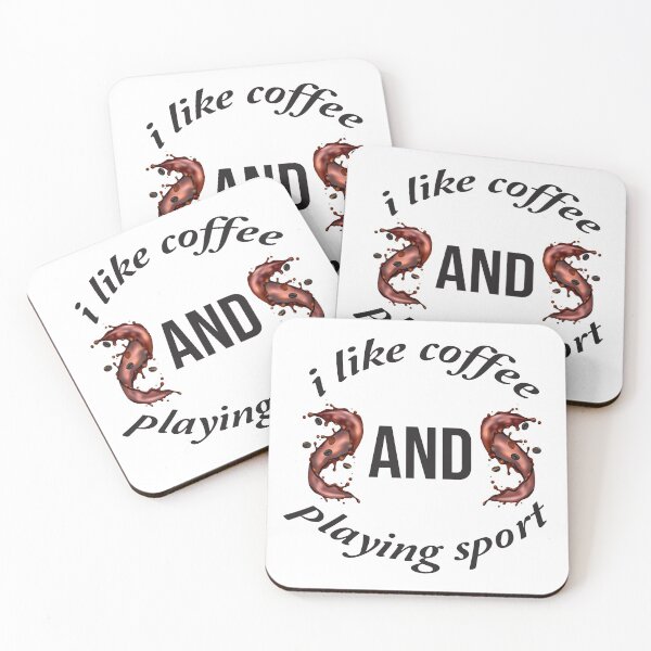 Item preview,   Coffee , coffe t-shirt, i like coffee and playing sports, playing sports, sports t-shirt designed and sold by LEByasser.