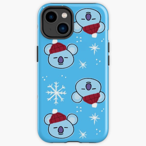 Blue Koala Koya Christmas Pattern BTS Rap Monster iPhone Tough Case