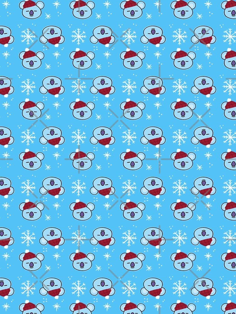 Blue Koala Koya Christmas Pattern BTS Rap Monster by StellarTatter