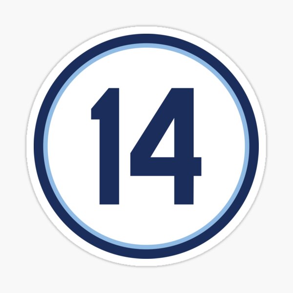 Mike Zunino #10 Jersey Number Sticker for Sale by StickBall