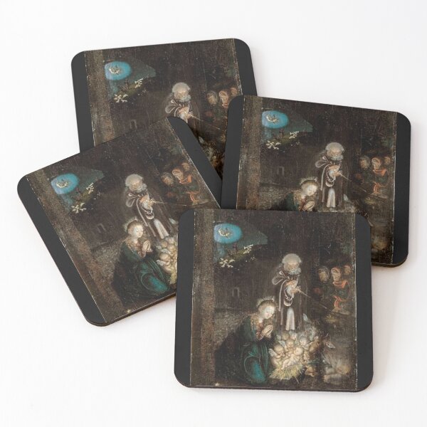 Item preview, Nativity by Lucas Cranach the Elder designed and sold by The Mysterious Domain Alyne Whiteswan Fine Art Prints and Merch.