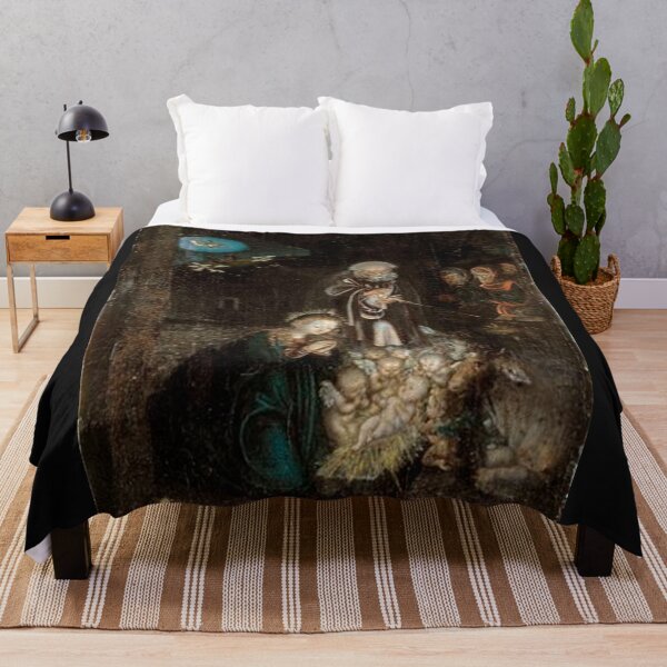 Item preview, Nativity by Lucas Cranach the Elder designed and sold by The Mysterious Domain Alyne Whiteswan Fine Art Prints and Merch.