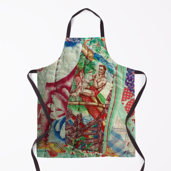 Item preview, Hawaiian vintage quilt scrap designed and sold by Clarissa Sharp.