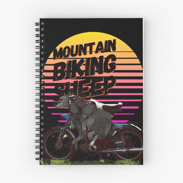 Item preview, Mountain Biking Sheep designed and sold by AW2 Designs.