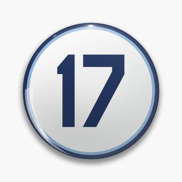 Item preview, Austin Meadows #17 Jersey Number designed and sold by StickBall.