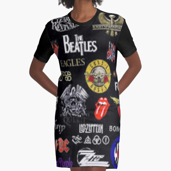 rock tshirt dress