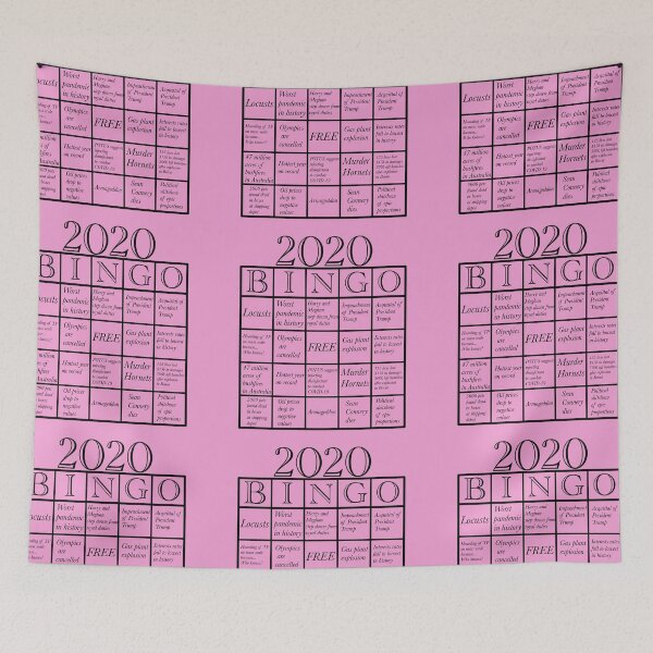 Item preview, 2020 bingo designed and sold by Shensational.