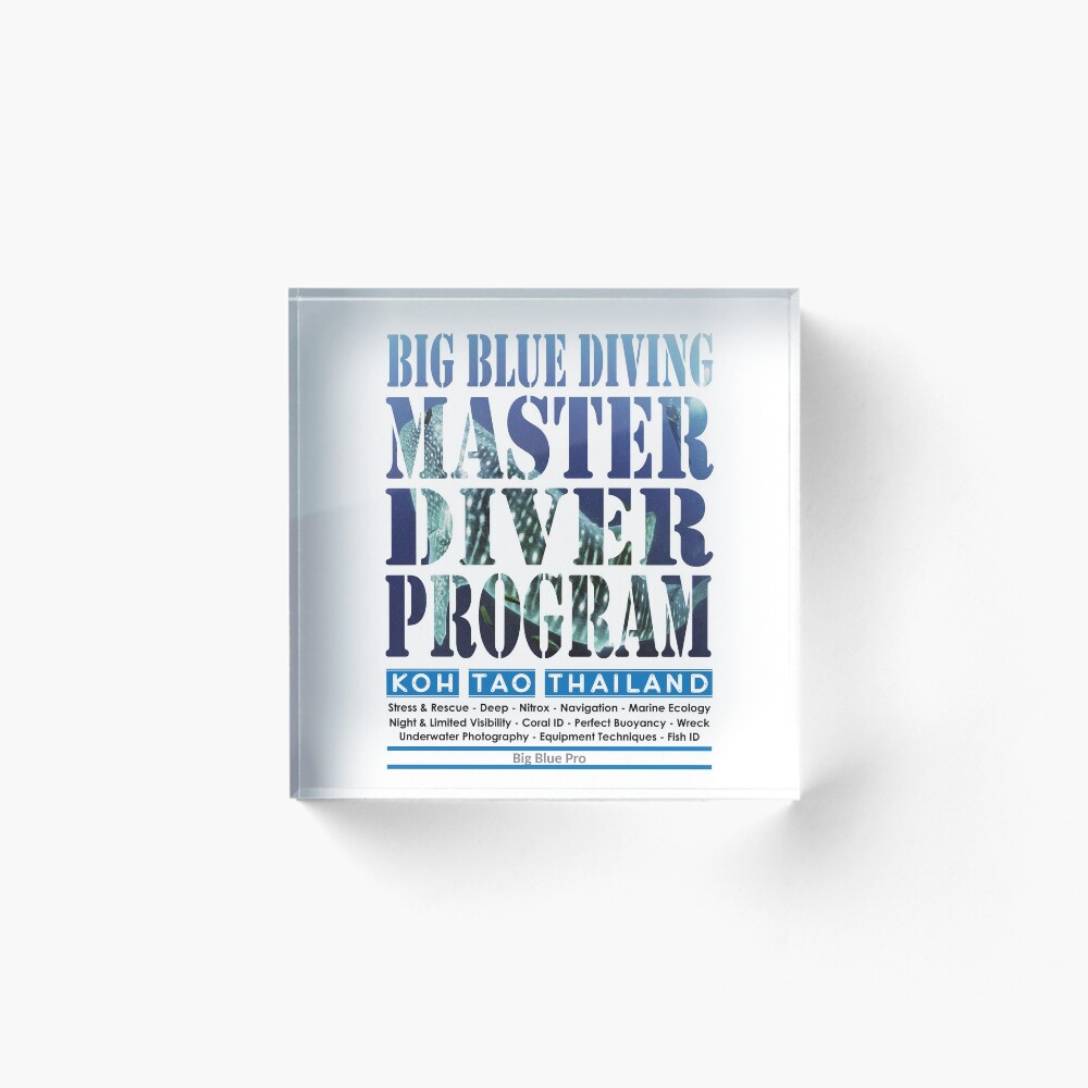 Item preview, Acrylic Block designed and sold by BigBlueDiving.