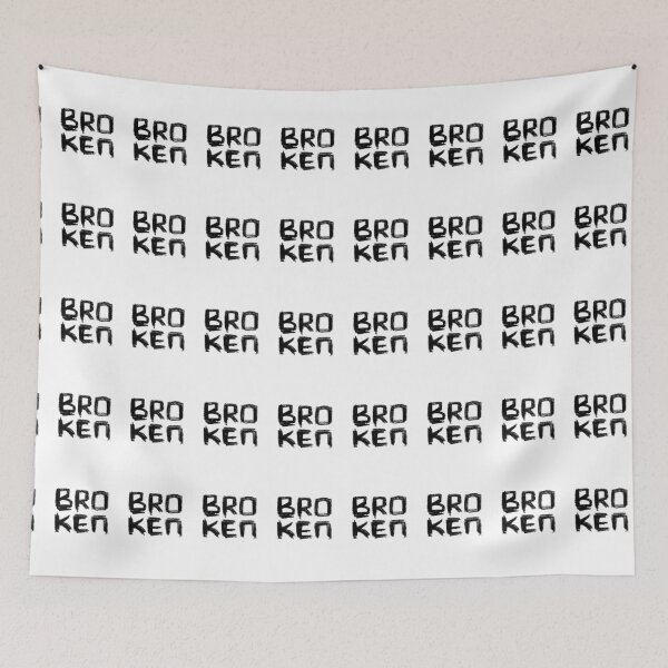 Item preview, Broken, Handlettering Vector designed and sold by badlydrawnbabe.