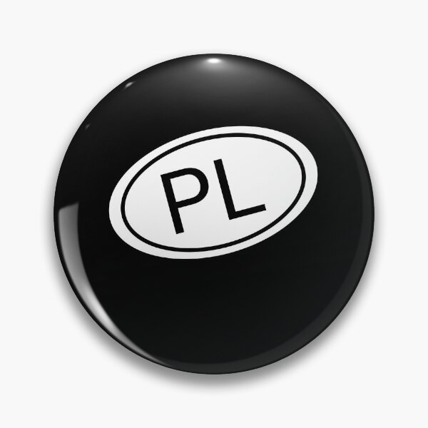 Artikelvorschau, PL Polen Retro Oval Auto Aufkleber Stil entworfen und verkauft von Krukowski.