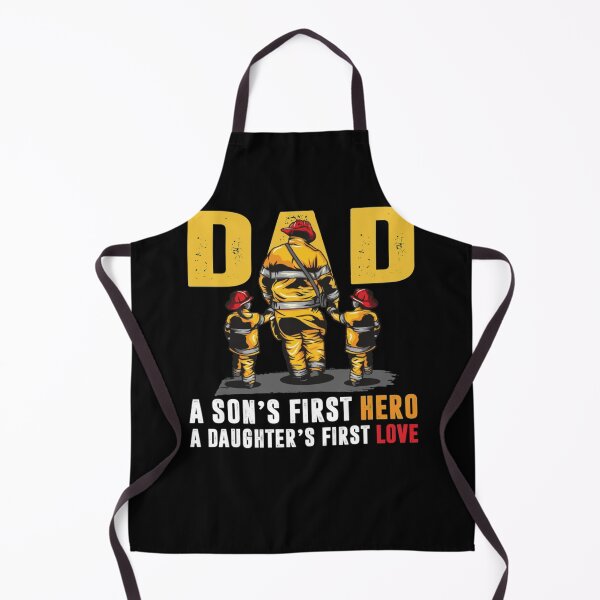 Item preview, Dad Son's First Hero Daughter's First Love Firefighter designed and sold by TheBloom98.