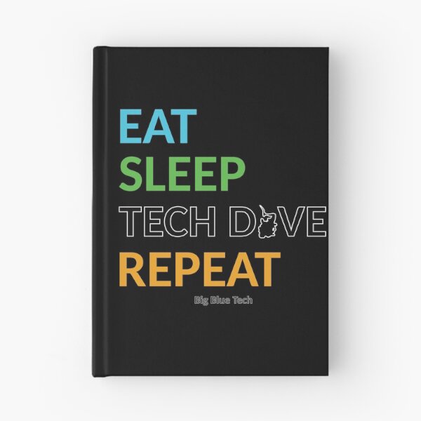 Item preview, Big Blue Tech - Eat Sleep Tech designed and sold by BigBlueDiving.