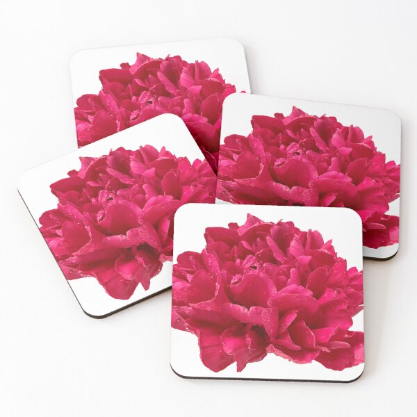 Item preview, Hot Pink Peony with Dewdrops designed and sold by InalterataArt.