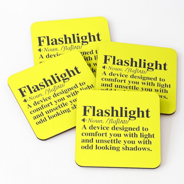 Item preview, Funny Flashlight Definition. Clever Quote About Electric Torches, Flashing Lights. designed and sold by mind-illusions.