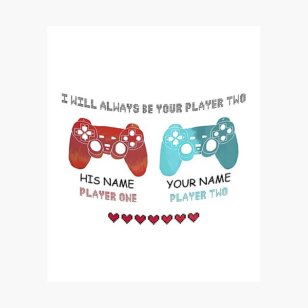 Item preview, I will always be your player two  designed and sold by HerbertFerguson.