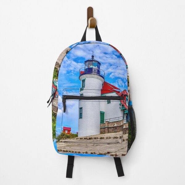 Item preview, “Breezy Day at Point Betsie Lighthouse” designed and sold by Creatively Colette’s .
