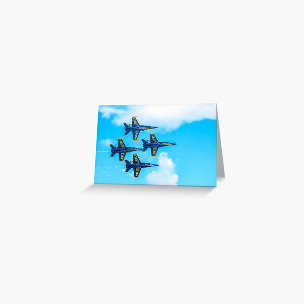 Blue Angel Diamond Perfection Greeting Card
