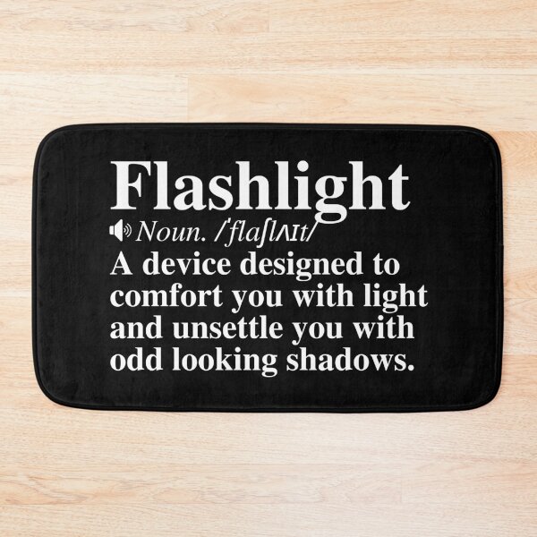 Item preview, Funny Flashlight Definition. Clever Quote About Electric Torches, Flashing Lights. designed and sold by mind-illusions.