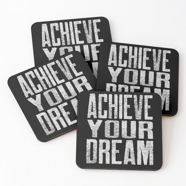 Item preview, Achieve Your Dream Text designed and sold by Coder-T.