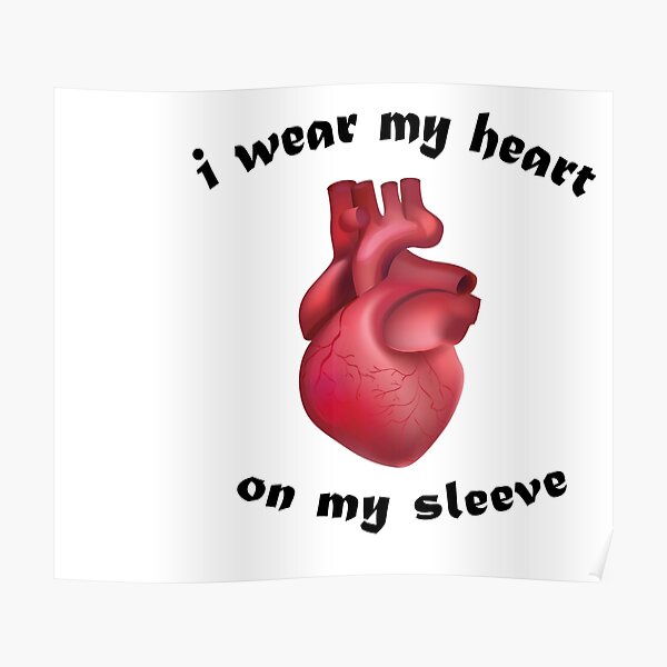 Poster Ich Trage Dein Herz Redbubble