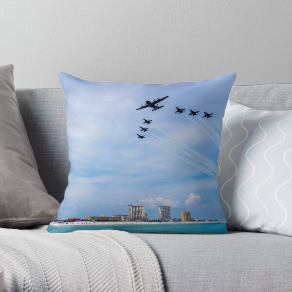 Fat Albert with Company Throw Pillow