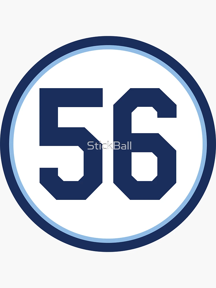 Kevin Kiermaier #39 Jersey Number Sticker for Sale by StickBall