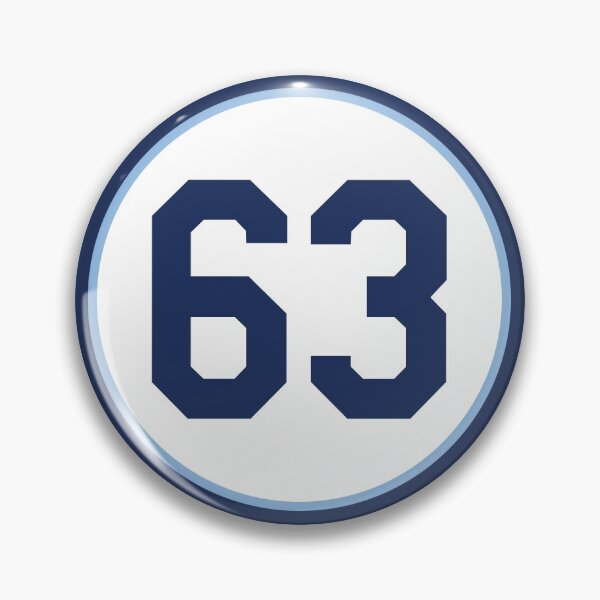 Item preview, Diego Castillo #63 Jersey Number designed and sold by StickBall.