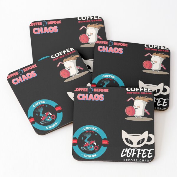 Item preview, Coffee Before Chaos Sticker Pack designed and sold by Coder-T.