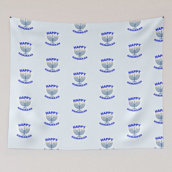 Item preview, Happy Hanukkah Menorah Jewish designed and sold by Naomi G..