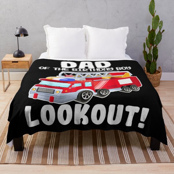Item preview, Fire Truck Dad Of The Birthday Boy Lookout Family designed and sold by TheBloom98.
