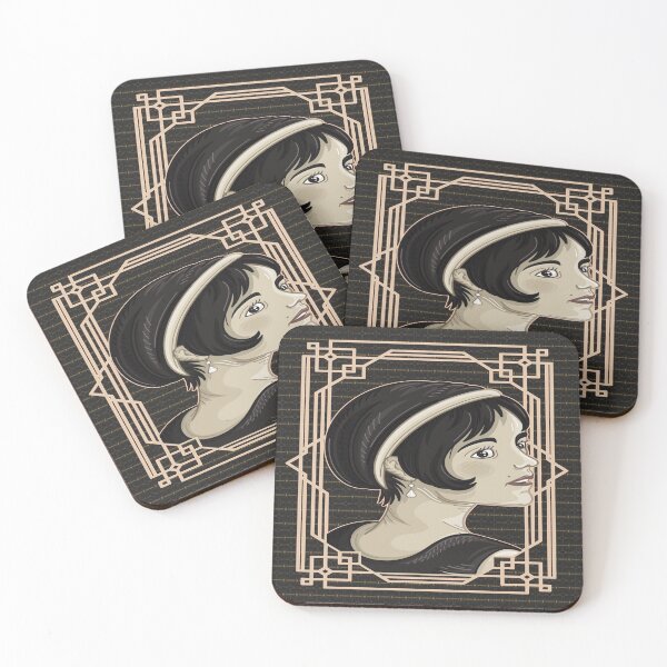 Item preview, Art Deco Frame The Sleeper`s Flapper Girl designed and sold by 108dragons.