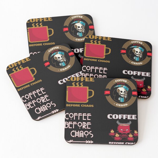 Item preview, Coffee Before Chaos Sticker Pack designed and sold by Coder-T.