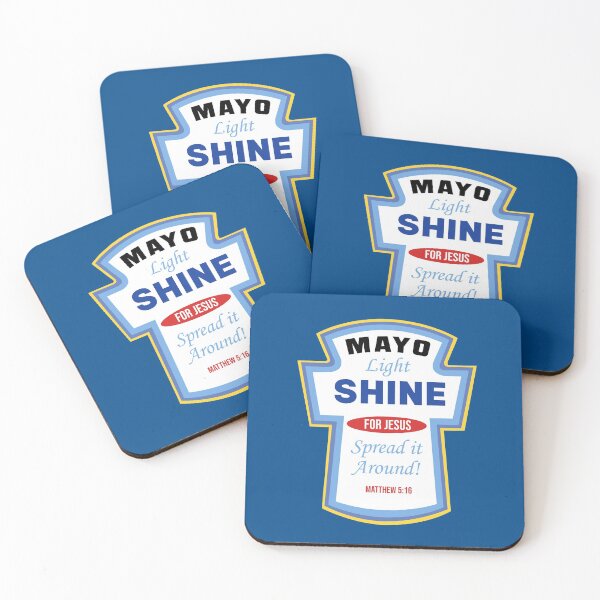 Item preview, Christian Parody Tee Mayo Light Shine designed and sold by FanaticTee.