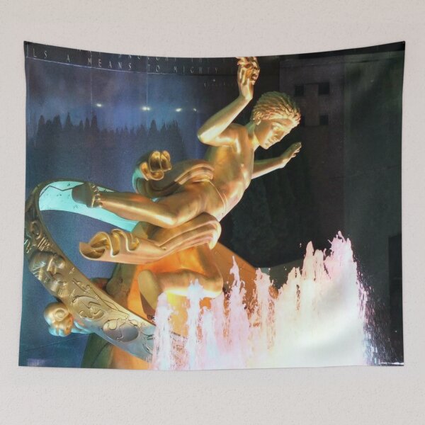 Item preview, Rockefeller Centre Fountain designed and sold by LCRobertsonArt.