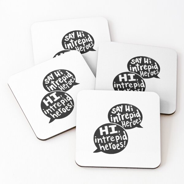 Item preview, Say Hi Intrepid Heroes! designed and sold by Pete&Jot.