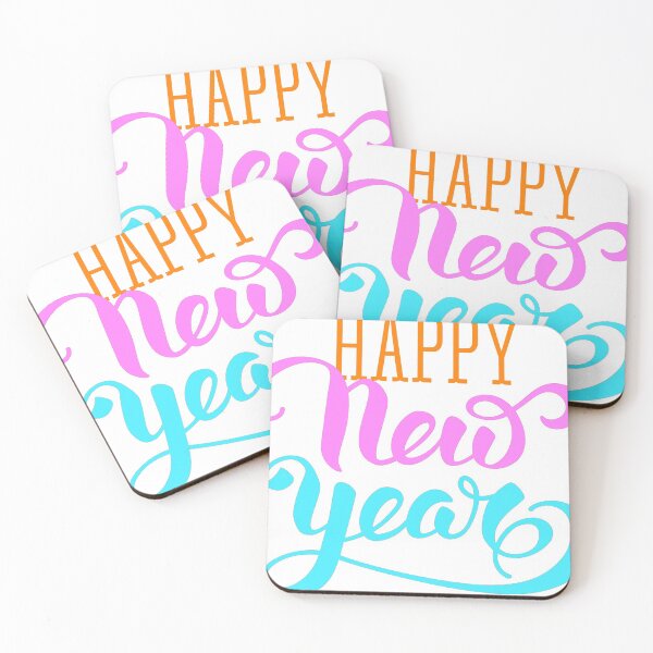 Item preview,  Happy new year ! Colorful new year congratulation designed and sold by Soul  ArtLove.